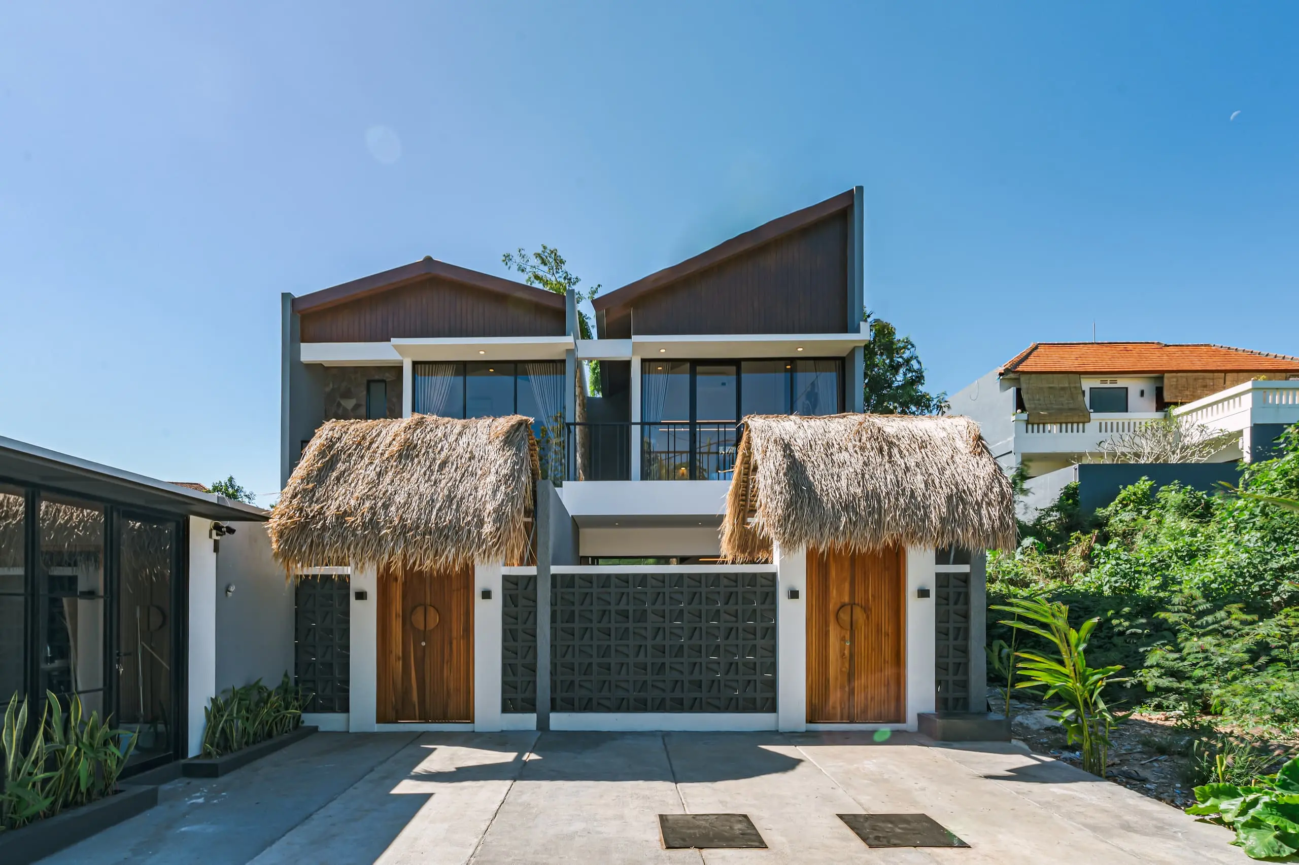 Entrance to the Nirav Villa in Uluwatu, Bali.